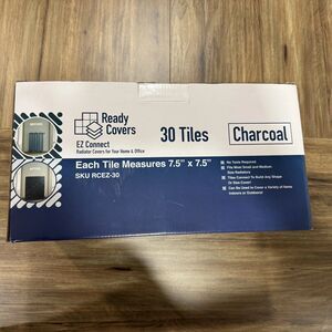 Ready Covers EZ Vented Radiator Protective Heating Connect Cover (30, Charcoal)